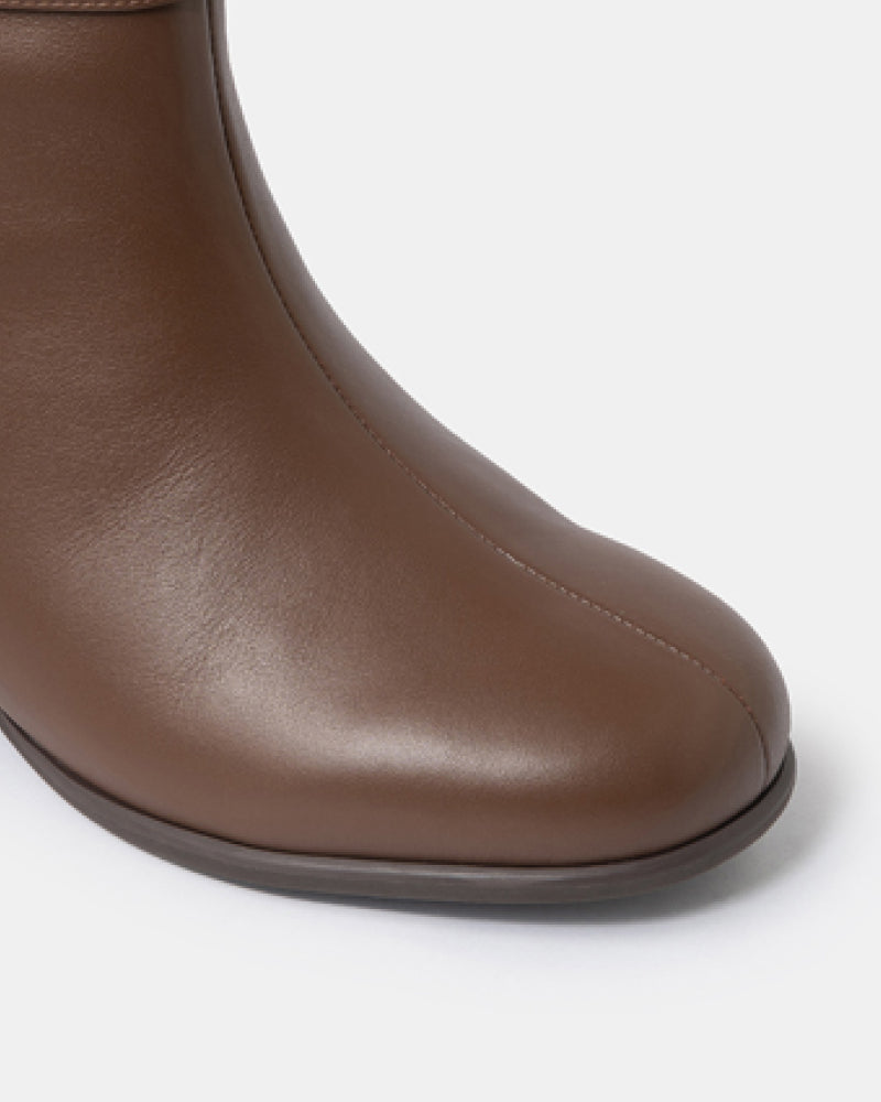 Zoe Mid Heel Buckle Bootie