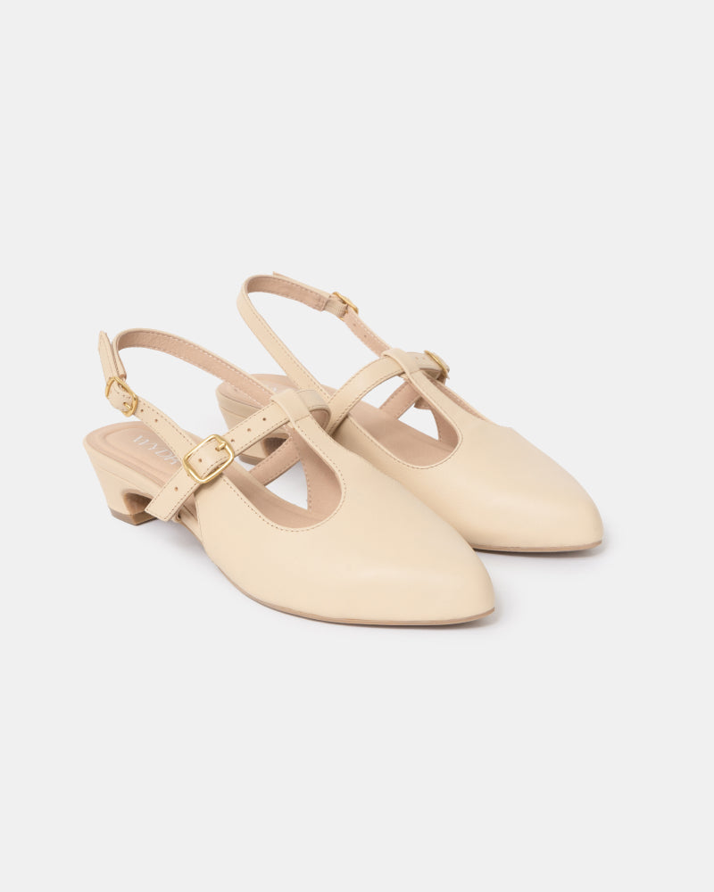 Inez Pointy Toe T-Strap Mary Jane
