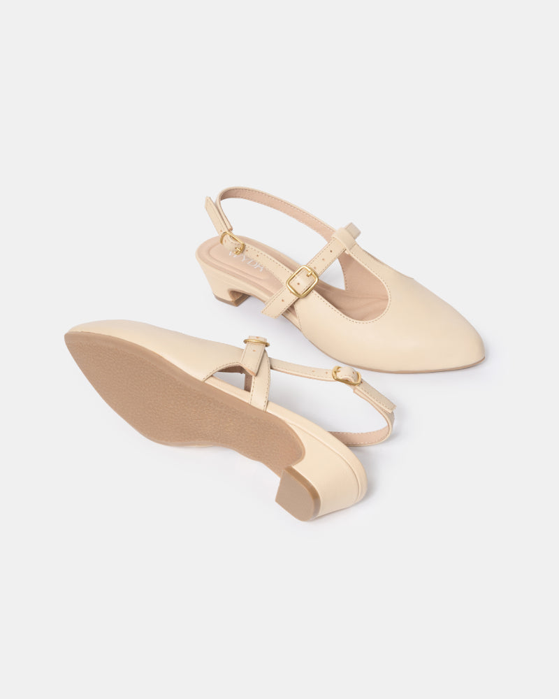 Inez Pointy Toe T-Strap Mary Jane