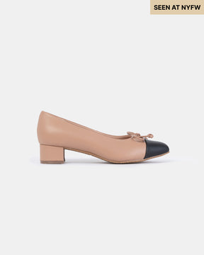 Greta Toe Cap Ballet Pump