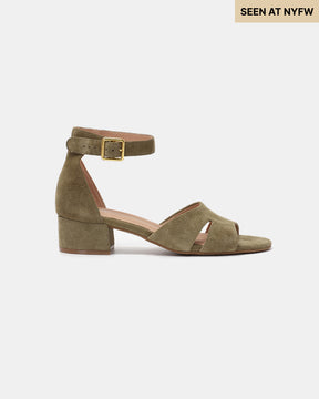 Kelly Block Heel Ankle Sandals