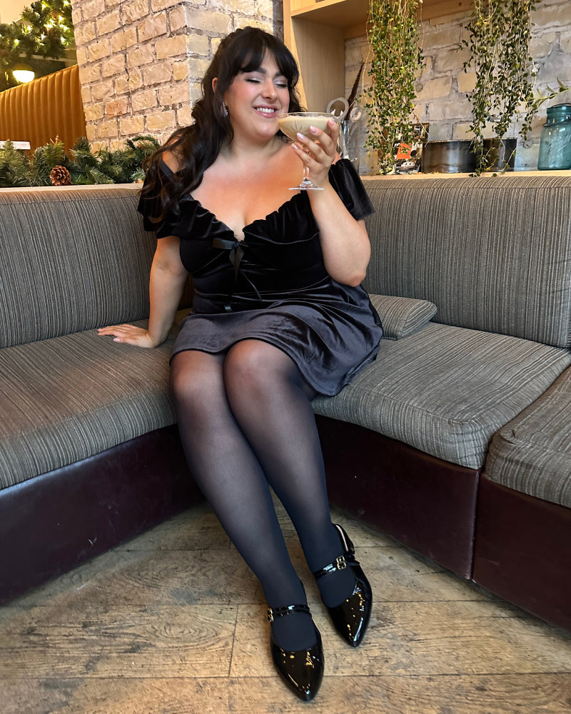 Aria Double Strap Pointy Toe Mary Jane