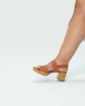 Monroe Two-Strap Platform Sandals