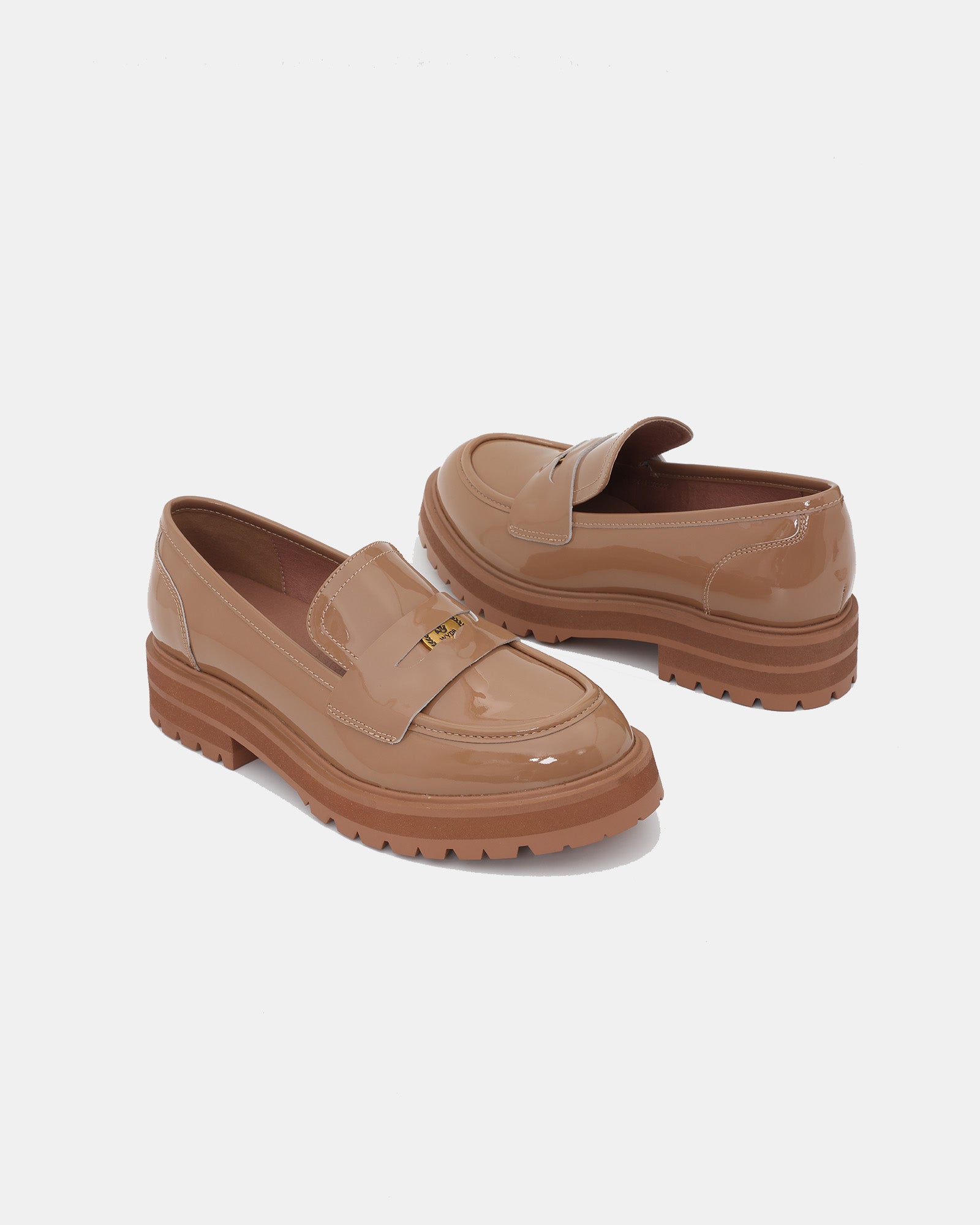 Sam Lucky Penny Leather Loafers