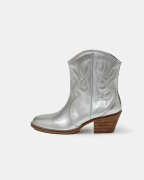 Jolene Embroidered Western Leather Ankle Boots