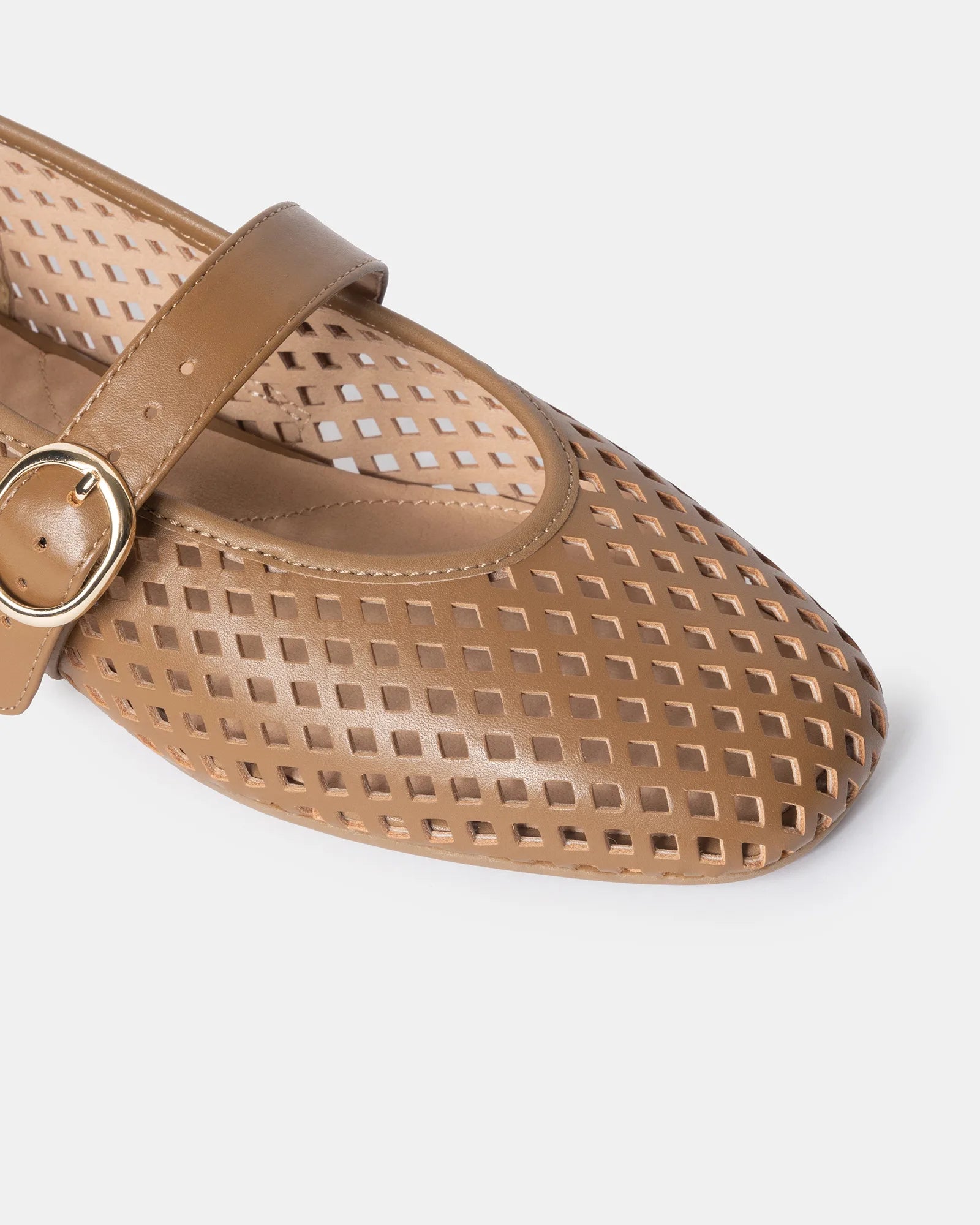 Ava Square Toe Mary Jane Ballet Flats