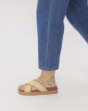 Monti Criss-Cross Footbed Sandals