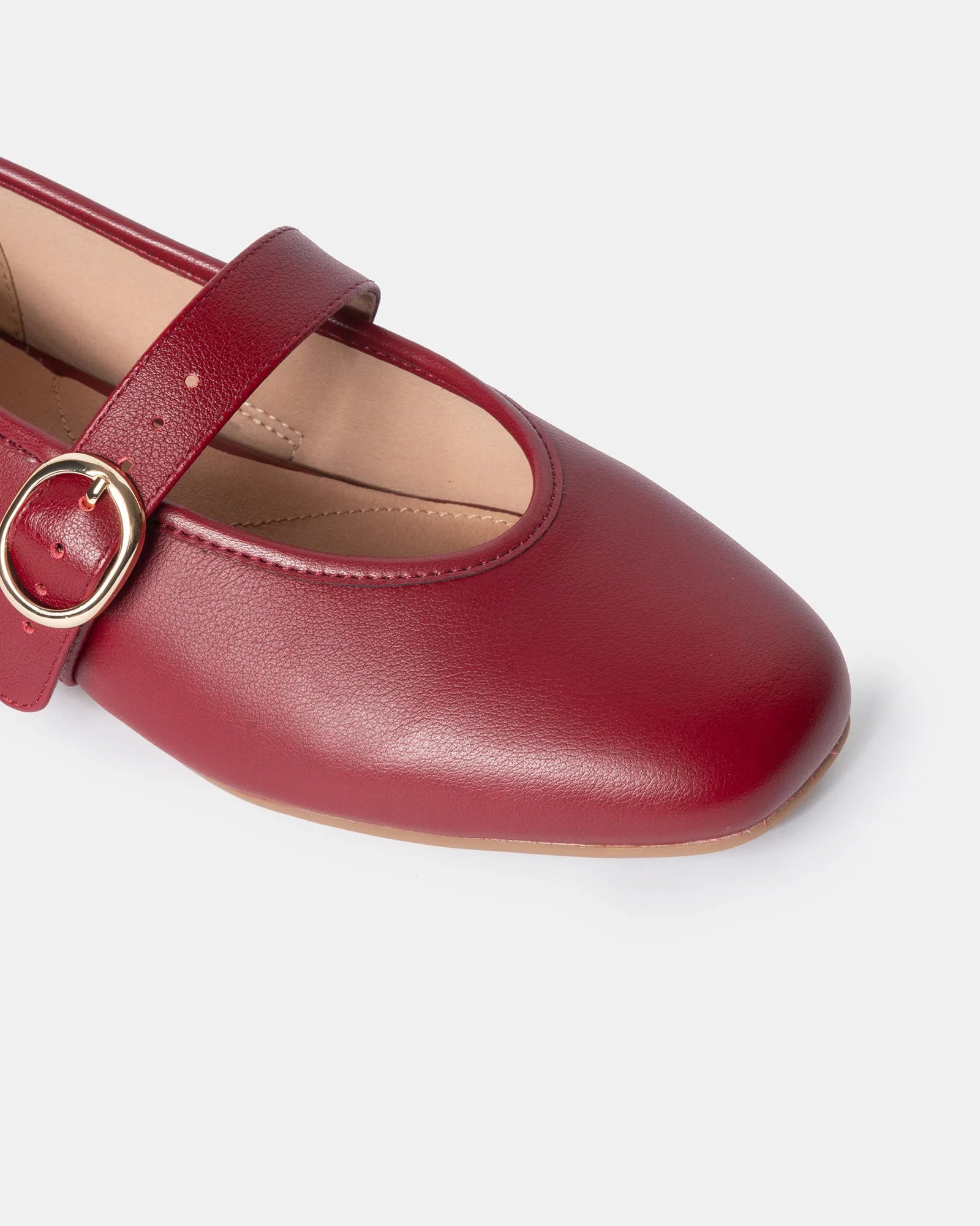 Ava Square Toe Mary Jane Ballet Flats