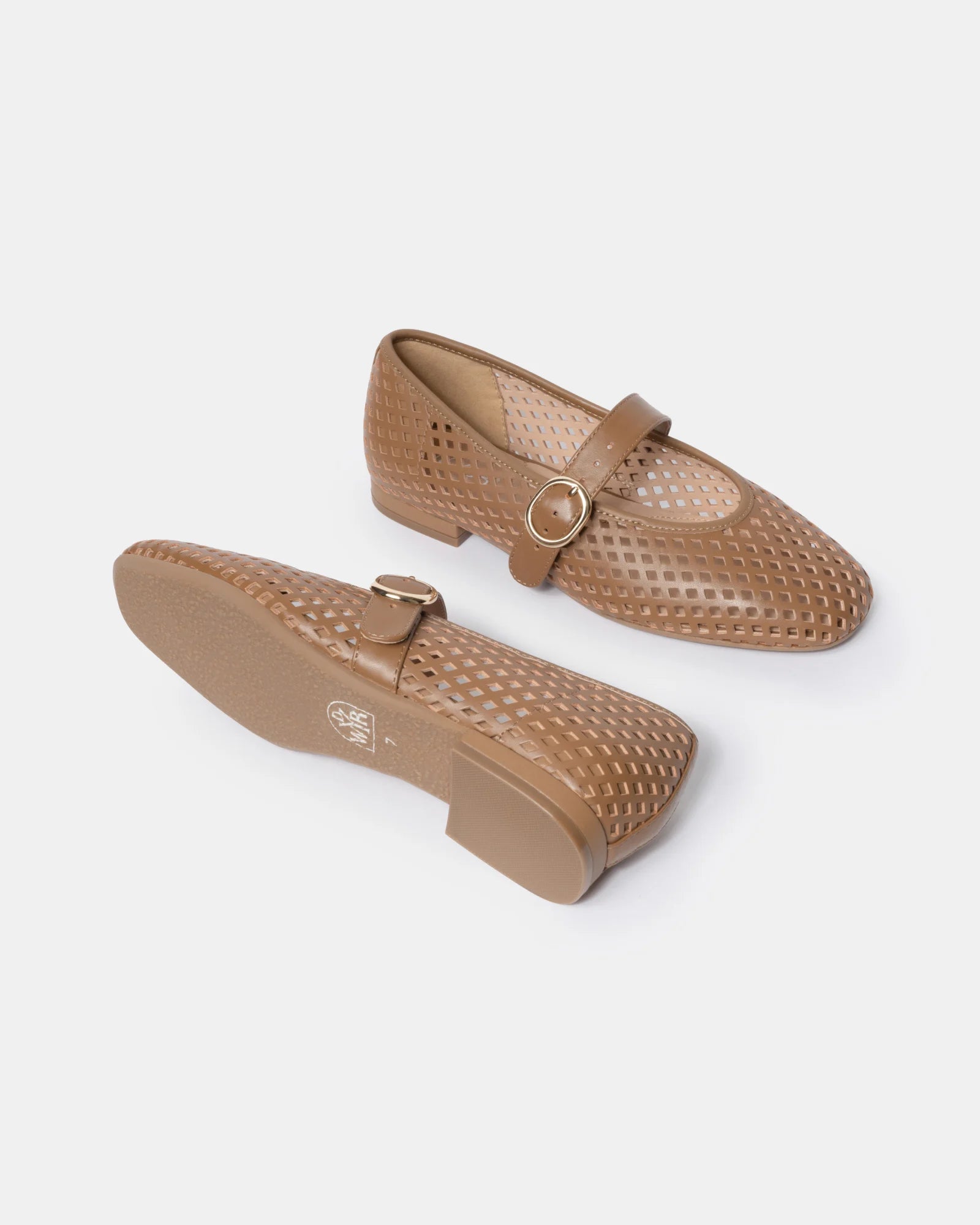 Ava Square Toe Mary Jane Ballet Flats